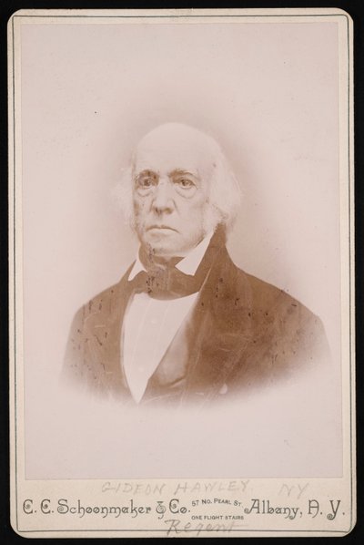 吉迪恩-霍利的肖像，1785-1870年，1870年之前。 作者 CC Schoonmaker and Co