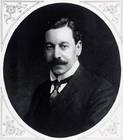 赫伯特-塞缪尔（1870-1963）的肖像，英国政治家，来自《战争画报》，1月19日 作者 JB 和 Brown J. 和 Rowbotham