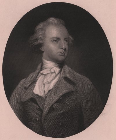 亚伯拉罕-休谟爵士，第二男爵（1749-1838）的肖像，由G-斯托达德根据约书亚-雷诺兹的画作雕刻，25x33厘米，Virtue and Co出版社，伦敦，约1860年 作者 JB 和 Brown J. 和 Rowbotham