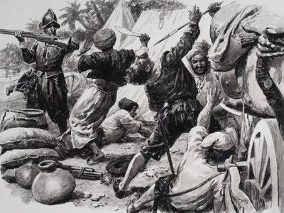 西班牙人与阿拉伯人作战 作者 CL 道蒂