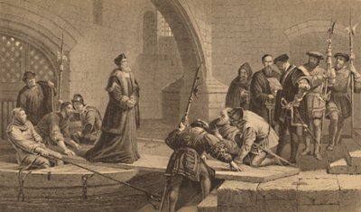 叛徒门前的克兰默》，1886年 作者 CW夏普