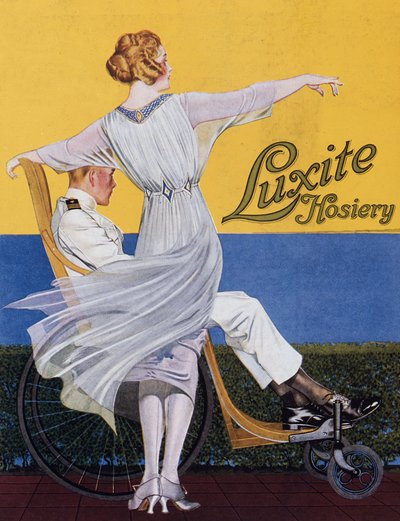 Luxite Hosiery的广告，来自Vogue杂志，1919年 作者 C.科尔斯·菲利普斯