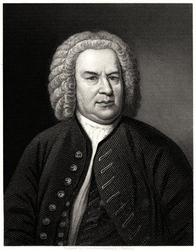 约翰·塞巴斯蒂安·巴赫（Johann Sebastian Bach），十九世纪 作者 库克