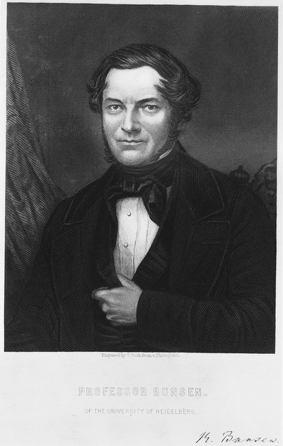罗伯特·本森（Robert Bunsen），1850年代德国化学家 作者 库克