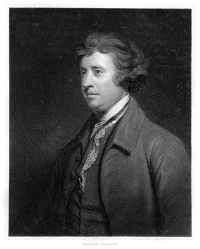 埃德蒙政治家埃德蒙·伯克（Edmund Burke），作家，演说家，政治理论家和哲学家，1834年。 作者 瓦格斯塔夫