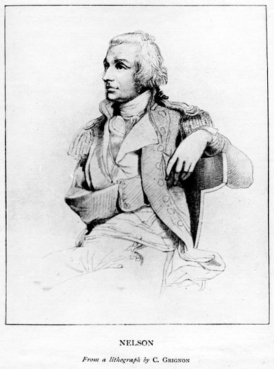 霍拉蒂·纳尔逊（Horatio Nelson），第一海军上将纳尔逊，19世纪英国海军司令 作者 格里尼翁