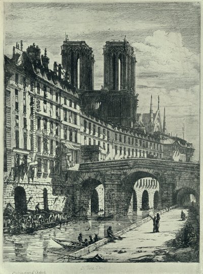 Le Petit Pont，1915年 作者 CH梅里昂