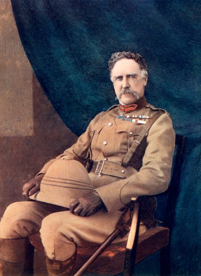 伍-利特尔顿中将，在南非指挥第四旅，1902年。 作者 C骑士