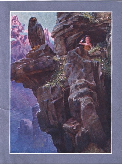 In the midst of inaccessible mountain heights, from The Child of the Air pub.by Duckworth 作者 C.威廉