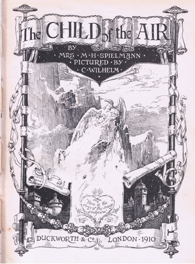 标题页设计，来自 The Child of the Air pub.by Duckworth 作者 C.威廉