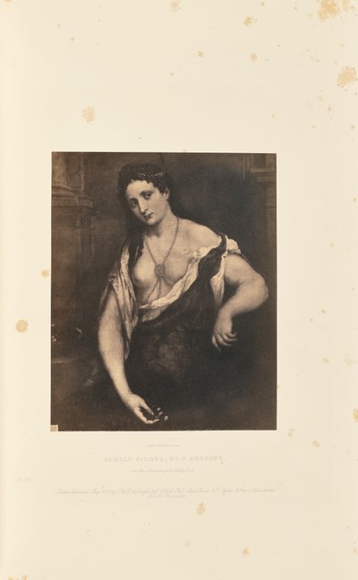 女性形象》，P. Bordone 著 作者 卡尔德西和蒙特奇