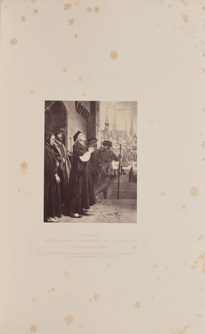 L. Saunders 的殉难，作者 C.W. Cope，R.A. 作者 卡尔德西和蒙特奇