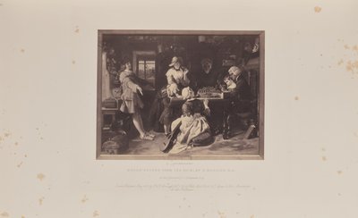 摩西从集市归来》，作者 D. Maclise，R.A. 作者 卡尔德西和蒙特奇
