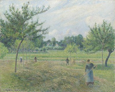 1892年在埃拉尼（Enragny）进行干草生产 作者 卡米尔·雅各布·毕沙罗