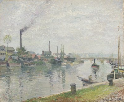LIIle Lacroix在鲁昂，1883年 作者 卡米尔·雅各布·毕沙罗