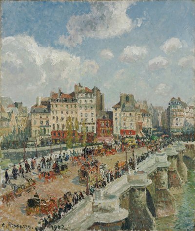 Le Pont Neuf，1902年 作者 卡米尔·雅各布·毕沙罗