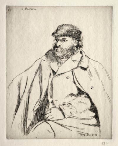保罗·塞尚（Paul Cezanne），1874年。 作者 卡米尔·雅各布·毕沙罗