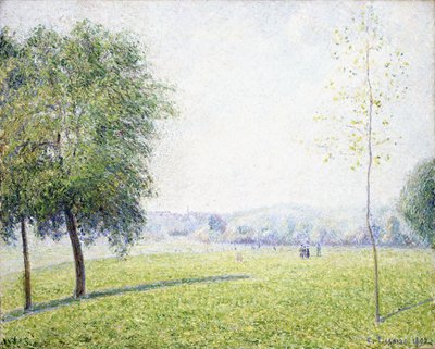 摄政公园的樱草花山，1892年 作者 卡米尔·雅各布·毕沙罗