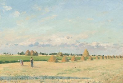风景，法兰西岛，1873年。 作者 卡米尔·毕沙罗