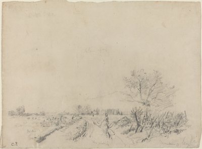 Montmorency路，约1850160年。 作者 卡米尔·毕沙罗