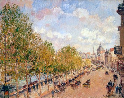 Quai Malaquais, Sunny Afternoon", 1903年。 作者 卡米尔·毕沙罗