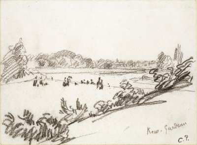 邱园的研究，约1890年代 作者 卡米尔·毕沙罗