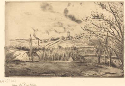 蓬图瓦兹景观（Vue de Pontoise） 作者 卡米尔·毕沙罗