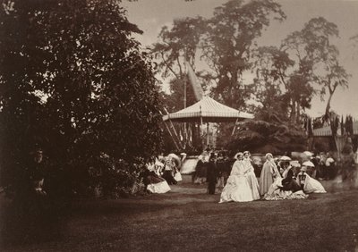 伦敦奥尔良故居的Fete Champetre 作者 卡米尔·西尔维（Camille Silvy）