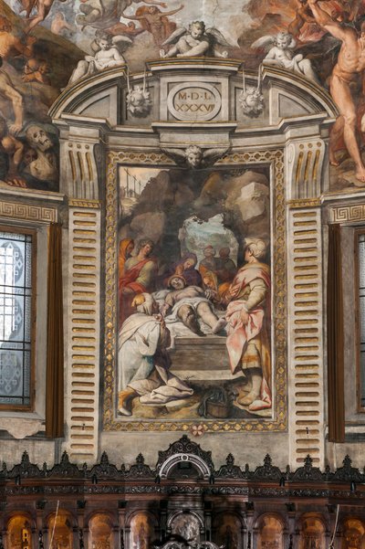 基督哀歌（壁画） 作者 卡米洛·普罗卡西尼（Camillo Procaccini）