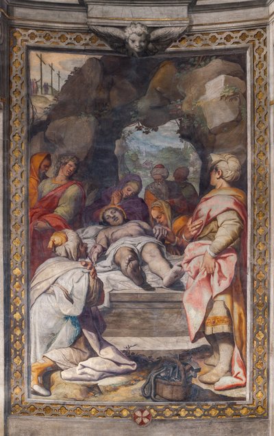 基督哀歌（壁画） 作者 卡米洛·普罗卡西尼（Camillo Procaccini）