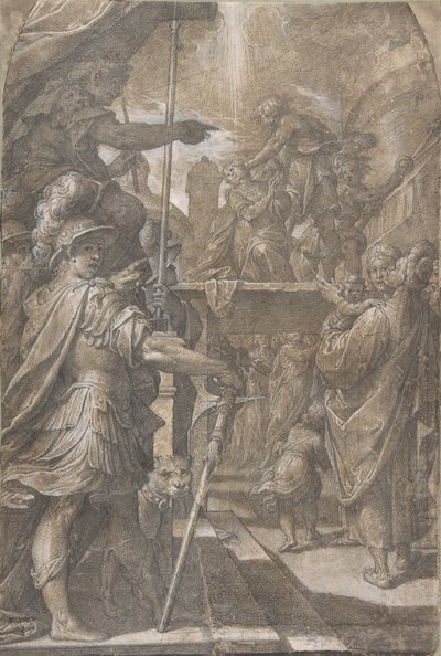 女圣艾格尼丝的殉难，1605-9。 作者 卡米洛·普罗卡西尼（Camillo Procaccini）