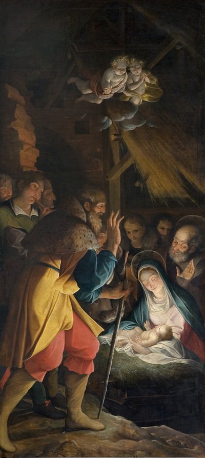 耶稣诞生 作者 卡米洛·普罗卡西尼（Camillo Procaccini）