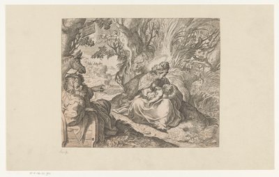 飞往埃及途中的休息 作者 卡米洛·普罗卡西尼（Camillo Procaccini）