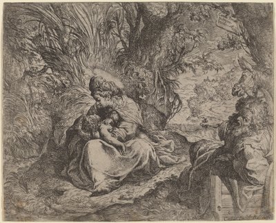 逃往埃及的其余部分 作者 卡米洛·普罗卡西尼（Camillo Procaccini）