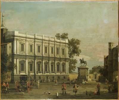 1754年在白厅的建筑物随想 作者 乔瓦尼·安东尼奥运河（Canaletto）