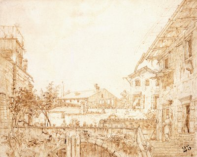 帕多瓦露台景观， 作者 乔瓦尼·安东尼奥运河（Canaletto）
