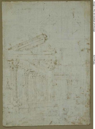 建筑草图 作者 卡纳莱托