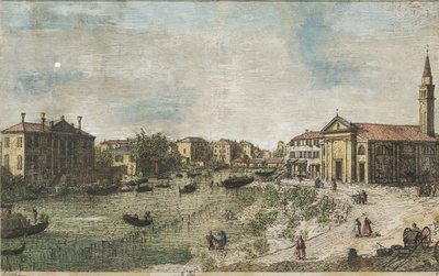 Canaletto Al Dolo 着色 作者 卡纳莱托