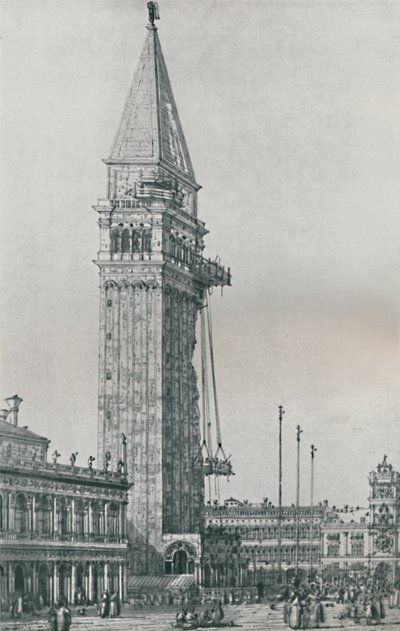 修钟楼，1746-1756，1925年。 作者 乔瓦尼·安东尼奥运河（Canaletto）