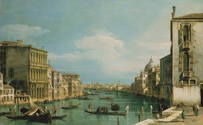 威尼斯大运河从Campo di San Vio向东看 作者 乔瓦尼·安东尼奥运河（Canaletto）