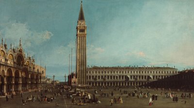 威尼斯圣马可广场（Piazza San Marco），威尼斯，1742-1745年 作者 乔瓦尼·安东尼奥运河（Canaletto）