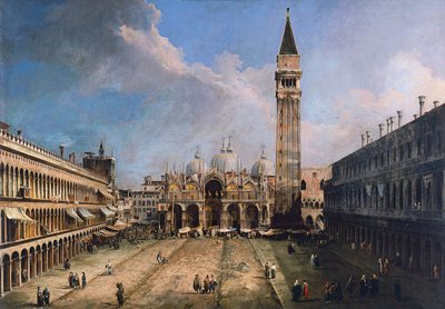 威尼斯圣马可广场（Piazza San Marco），约1723-1724年 作者 乔瓦尼·安东尼奥运河（Canaletto）