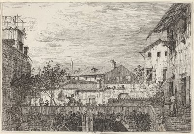 阳台，约1735-1746。 作者 卡纳莱托