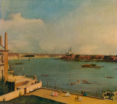 里士满府的泰晤士河，1746年 作者 乔瓦尼·安东尼奥运河（Canaletto）