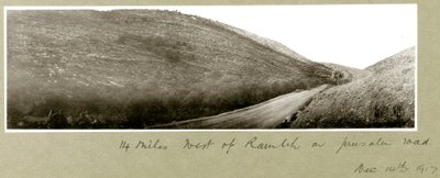 1917年12月14日，在耶路撒冷路的Ramleh以西14英里处 作者 上尉亚瑟·罗兹（Arthur Rhodes）