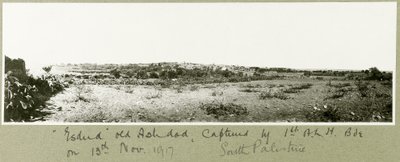 Esdud，老阿什杜德，于1917年11月13日被第1 ALH旅抓获 作者 上尉亚瑟·罗兹（Arthur Rhodes）