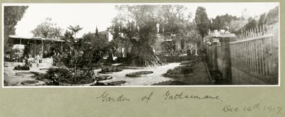 客西马尼园，1917年12月14日 作者 上尉亚瑟·罗兹（Arthur Rhodes）