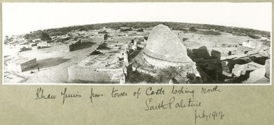 1917年7月，南巴勒斯坦城堡塔汗可汗 作者 上尉亚瑟·罗兹（Arthur Rhodes）