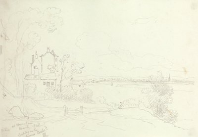 1848 年 3 月，在纽纳姆眺望塞文河东流 作者 船长托马斯黑斯廷斯
