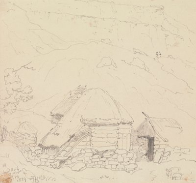 1829 年 8 月 13 日在怀特岛桑德罗克 作者 船长托马斯黑斯廷斯